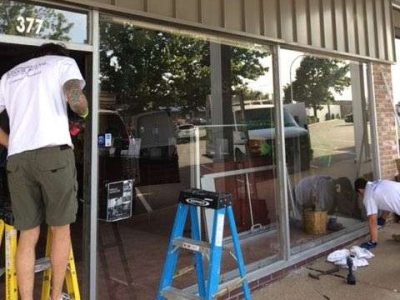 Commercial storefront glass Grand Junction installation and repair