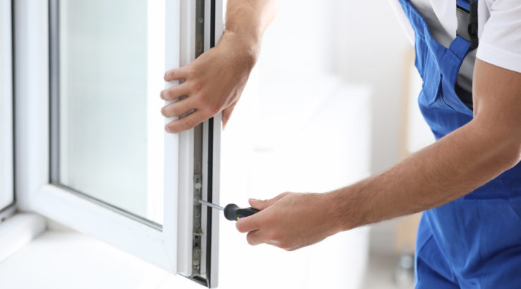 Professional technician providing window repair help in Rifle